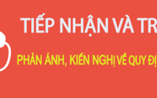 NỘI DUNG VÀ ĐỊA CHỈ TIẾP NHẬN PHẢN ÁNH, KIẾN NGHỊ VỀ QUY ĐỊNH HÀNH CHÍNH TRÊN ĐỊA BÀN TỈNH HÀ TĨNH